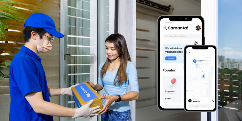 Medicine delivery app development