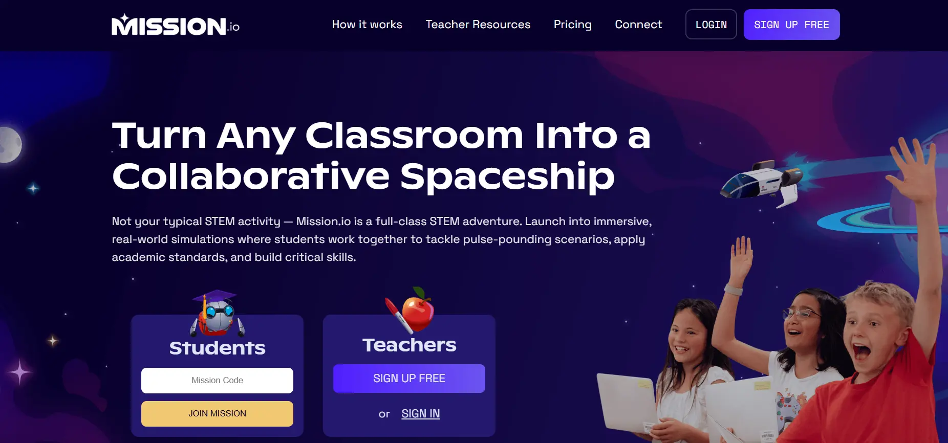 Mission.io Educational App