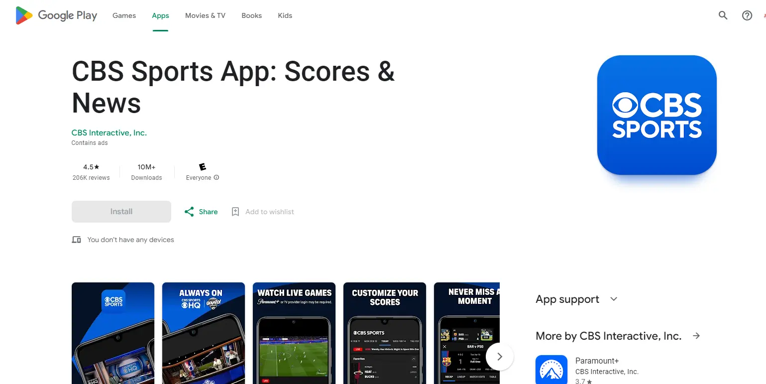 Best app to watch football store