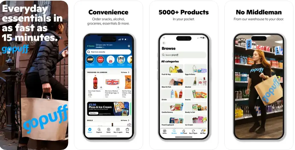 Gopuff Grocery App