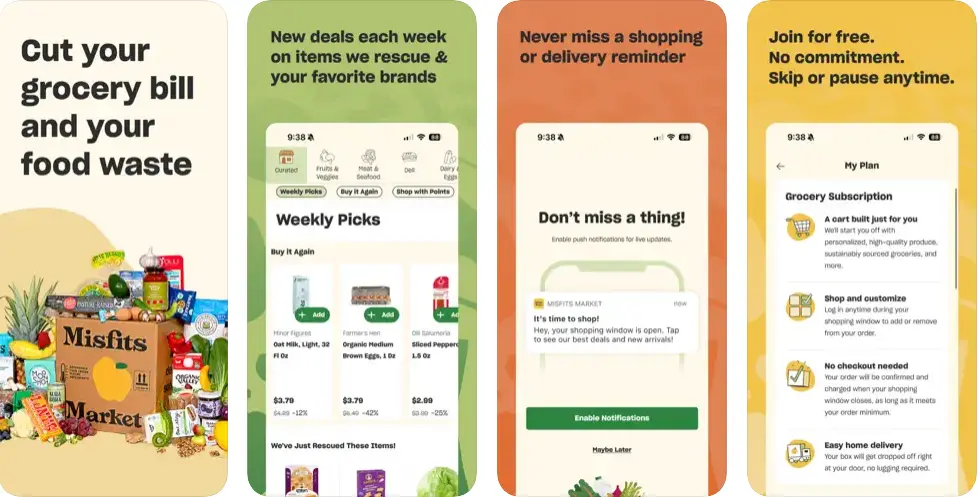 Misfits Market Grocery App